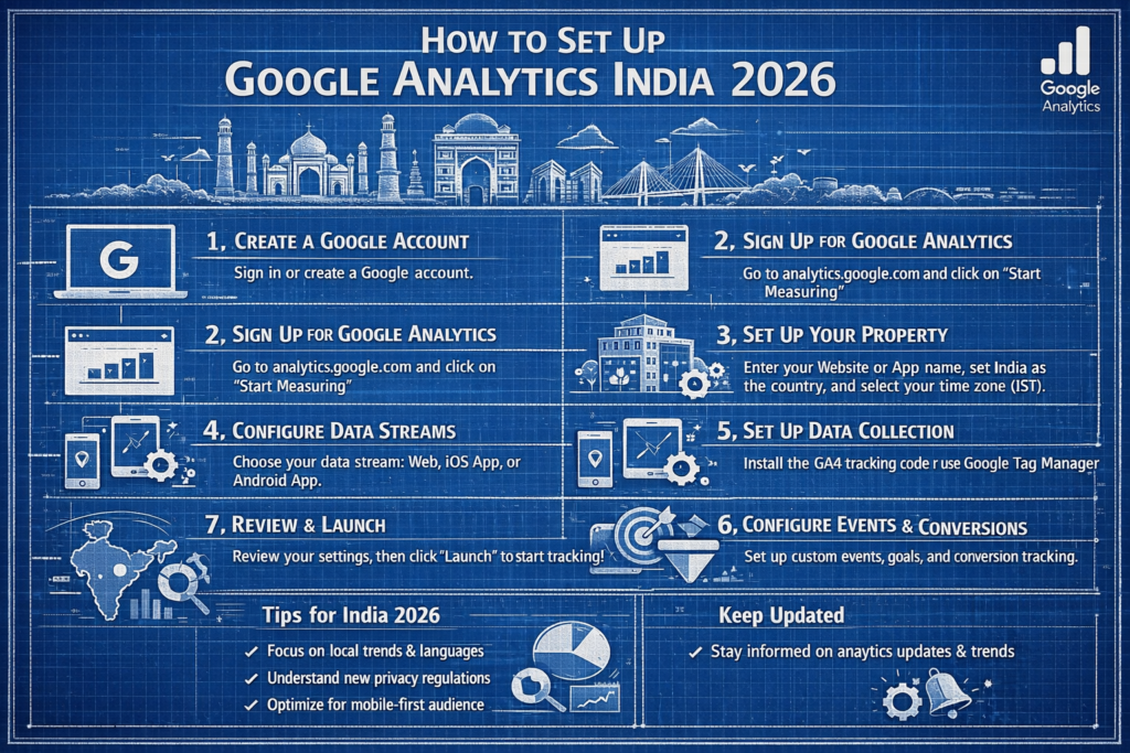 How To Set Up Google Analtyics India 2026